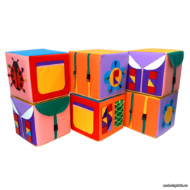 Пуфик-кубик Дидактический 1