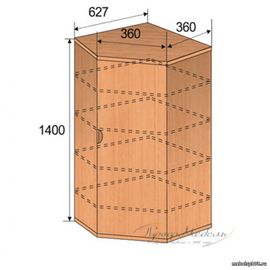 Шкаф детский угловой DS.006