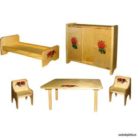 Кукольная мебель для детского сада
