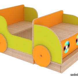 Машина игровая с ящиком для игрушек