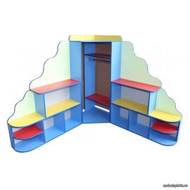 Уголок ряжения угловой с полками